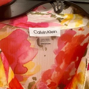 Calvin Klein Womens Plus Size Dress 22W